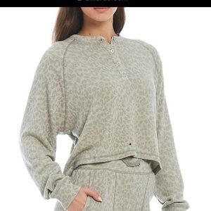 Nia Animal Print Long Sleeve New with Tags